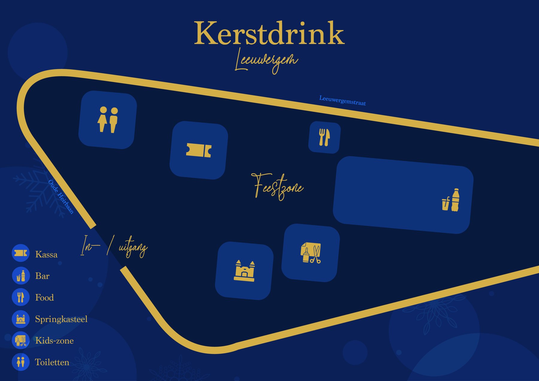 Grondplan van de Kerstdrink